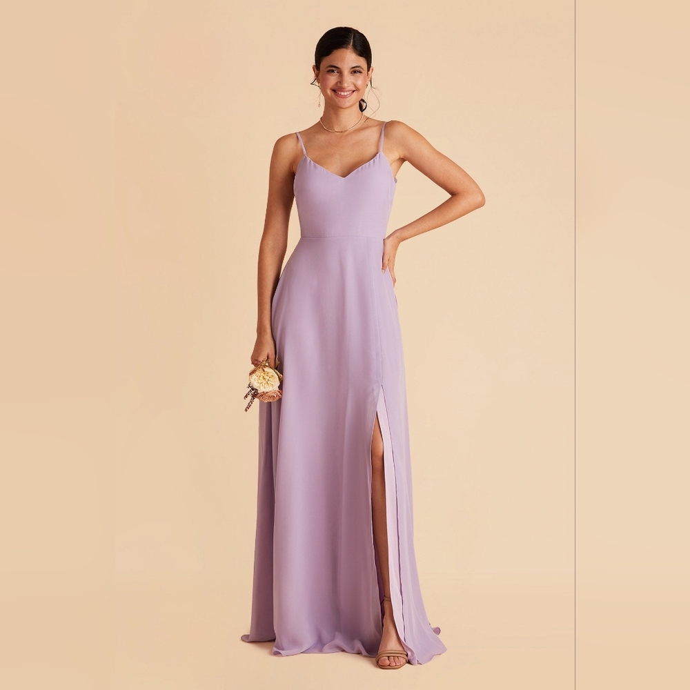 Birdy Grey Lilac Spaghetti-Strap Maxi Dress